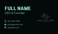 Audio Radio Frequency Business Card Design