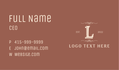 Antique Western Farm Business Card Image Preview