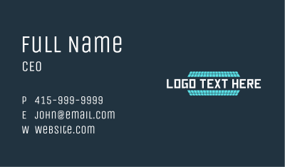 Solar Panel Wordmark Business Card Image Preview