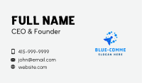 Paper Plane Courier Business Card Image Preview