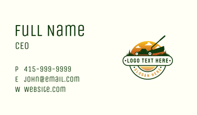 Landscaping Lawn Care Grass Business Card Image Preview