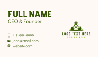 Lawn Landscaper Tools Business Card Image Preview