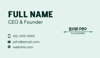 Green Nature Wordmark Business Card Image Preview