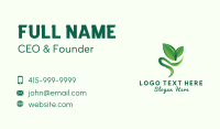 Horticulture Plant Sprout Business Card Image Preview