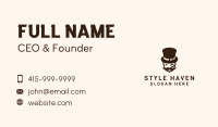 Classy Vintage Gentleman  Business Card Image Preview