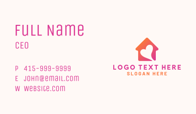 Home Care Love Business Card