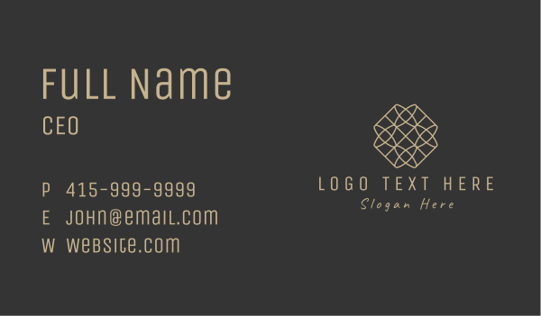 Elegant Deluxe Hotel Business Card Design Image Preview