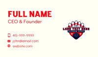 Bowling Pin Ball Business Card Image Preview