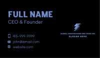 Pixelated Lightning Arcade Business Card Image Preview