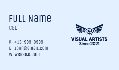 Wing Eye Surveillance  Business Card Image Preview