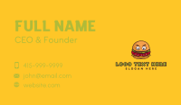 Monster Burger Restaurant Business Card Preview