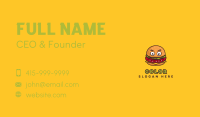 Monster Burger Restaurant Business Card Image Preview