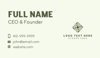 Green Floor Tile Business Card Design