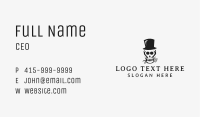 Black Rose Skull  Business Card Image Preview