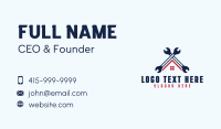 Wrench Repairman Builder Business Card Preview