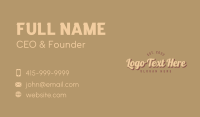 Retro Style Boutique Business Card Image Preview