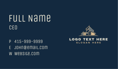 Blueprint Architect Property Business Card Image Preview