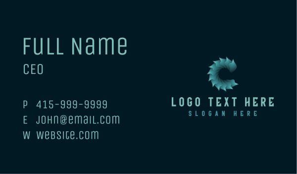 Dragon Scale Gaming Business Card Design Image Preview