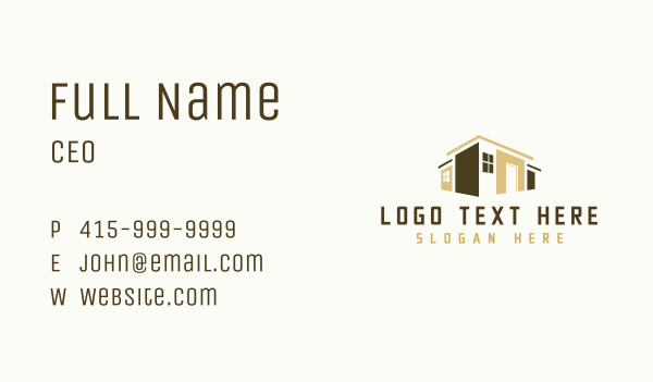 Architecture Builder Realty Business Card Design Image Preview