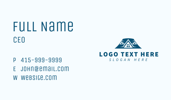 House Roof Attic Business Card Design Image Preview