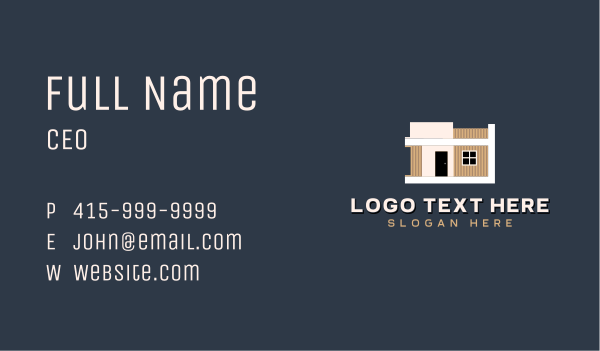 Home Builder Architect Business Card Design Image Preview