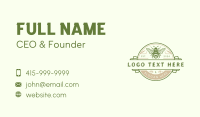 Organic Bee Honey Business Card Preview