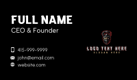 Ninja Kettlebell Fitness Business Card Design