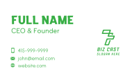 Futuristic Number 7 Outline Business Card Image Preview
