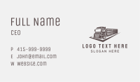 Truck Logistics Lightning Business Card Image Preview