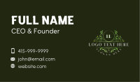 Natural Leaf Boutique Business Card Image Preview