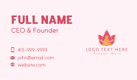 Lotus Flower Meditation Business Card Preview