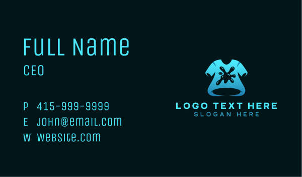 Tshirt Clothing Printing Business Card Design Image Preview