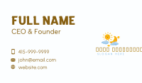 Cute Sun Moon Star Business Card Image Preview