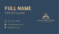 Triangle Letter A Brush Business Card Image Preview