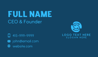 Blue Tech Letter S Business Card Image Preview