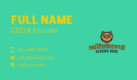 Owl Gaming Mascot Business Card Image Preview