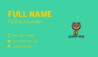 Owl Gaming Mascot Business Card Image Preview