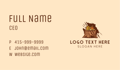 Coffee Tree Outdoor Business Card Image Preview