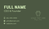 Natural Beauty Face  Business Card Design