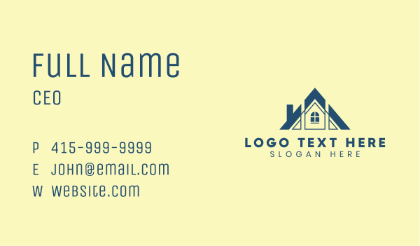 House Contractor Realty Business Card Design Image Preview