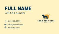 Dog Square Veterinary Business Card Image Preview