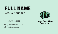 Mental Health Forest Trees Business Card Image Preview