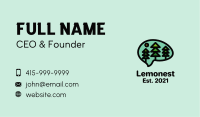 Mental Health Forest Trees Business Card Image Preview