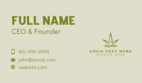 Infinite Spiral Cannabis Business Card Image Preview