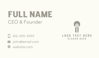 Gray Home Key Business Card Image Preview