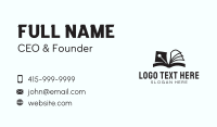 Black Quill Pen Writer Business Card Image Preview