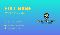 Wild Lion Safari Business Card Design