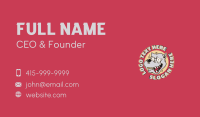 Bulldog Mascot Esports Business Card Design