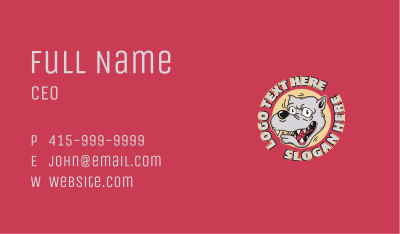 Bulldog Mascot Esports Business Card Image Preview