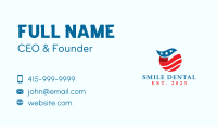 United States Flag Waves Business Card Image Preview